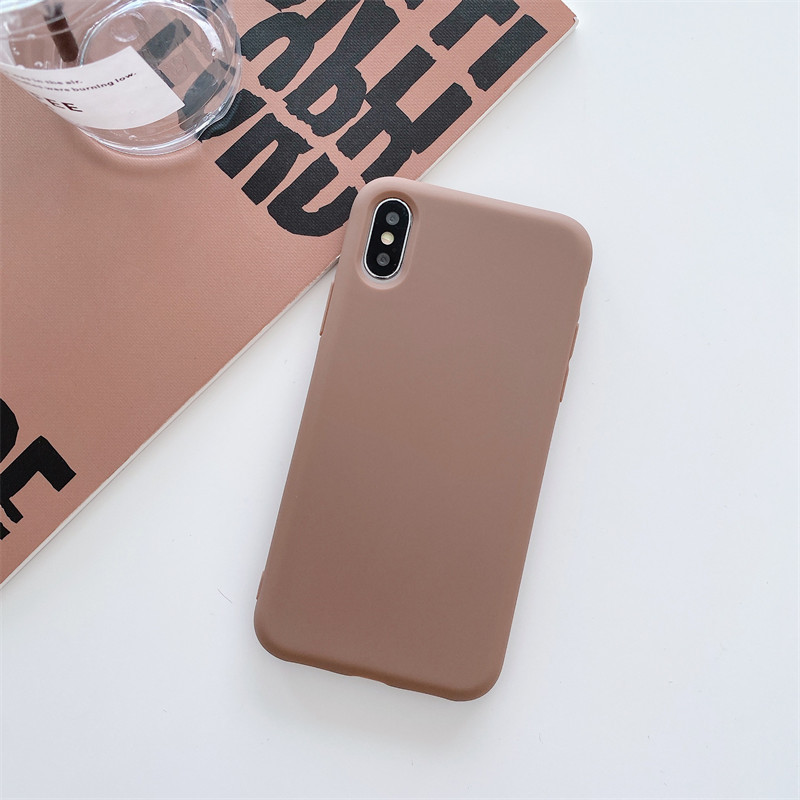 Adecuado para iPhone14/11 funda de teléfono de silicona apple XSMAX esmerilado XR funda suave 7 apple 12Pro material 8p