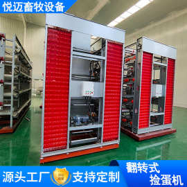 养鸡场自动捡蛋机 养殖笼养鸡设备立式自动化三层蛋鸡笼 多层鸡笼