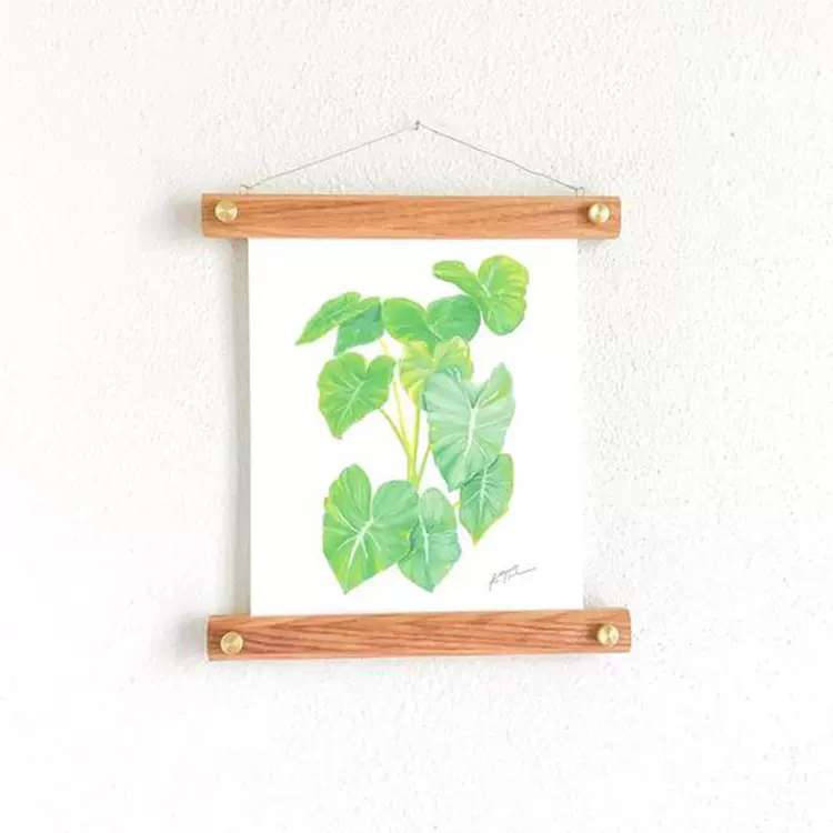 批发螺丝款画轴装饰画卷轴画挂轴广告海报挂杆影楼后期挂画画杆