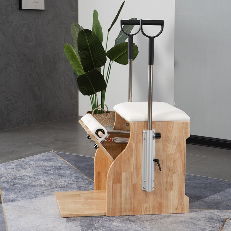 Pilates doméstico aleación de aluminio cama central plegable multifuncional comercial yoga equipo de entrenamiento de madera sólida