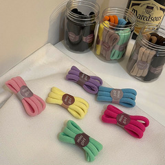 18 Pieces Autumn/Winter Female Influencer Simple Hair Tie for Braided Ponytail High Elastic Durable Rubber Bands Hair Ties
