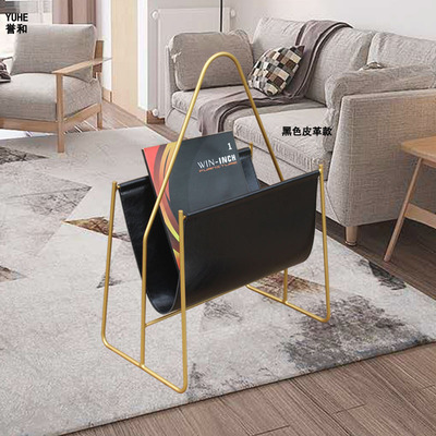 铁艺北欧创意家居金属黑色简易多层书架定制懒人收纳神器|ms