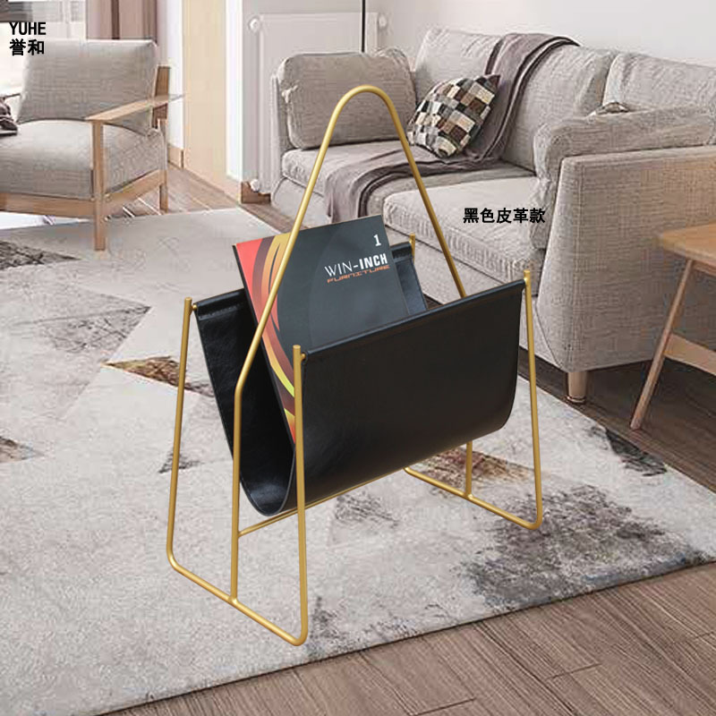 铁艺北欧创意家居金属黑色简易多层书架定制懒人收纳神器|ms