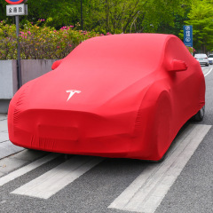 弾力性のある車の服は密着して弾力性のある布の車のカバーの車のカバーのビロードの車のカバーのモーターショーの美容店の車の服です。