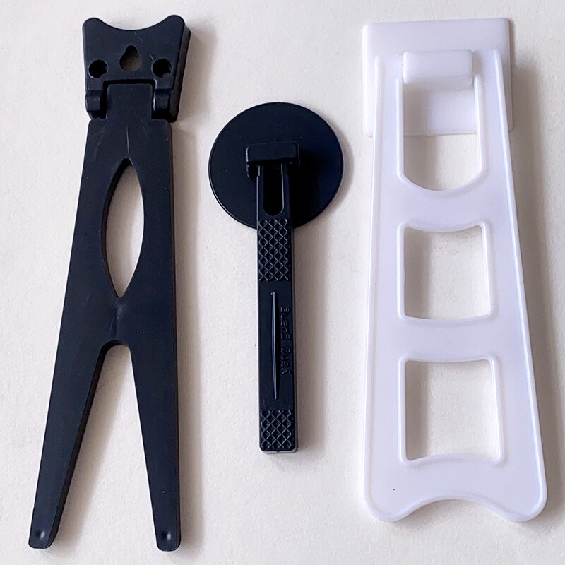 Photo Frame Stand for Home Use, Desktop Plastic Support Stand for Children's Photos, Self-Adhesive Stand with Adhesive Feet