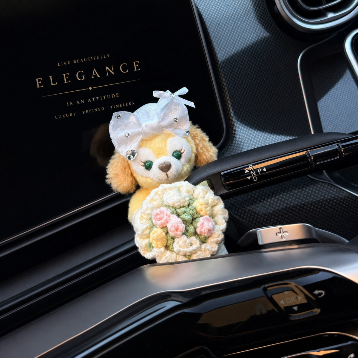 Car Dashboard Doll Interior Wiper Turn Signal Decoration Figurine 2026 New Model Stellalou Cute Girl