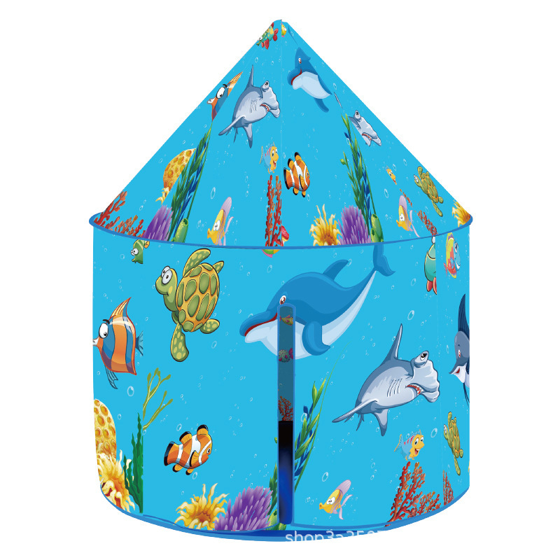 Transfronterizo Amazon nuevo mochila infantil castillo tienda plegable portátil casa de juegos al aire libre