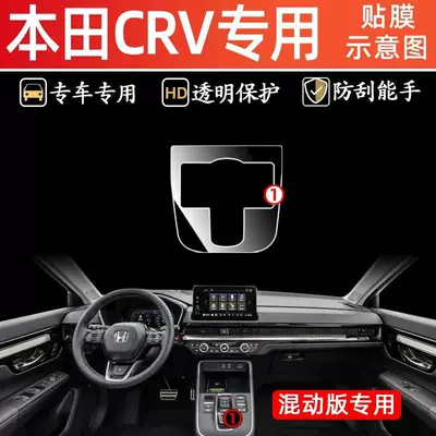 Suitable for the New Honda Crv Car interior film - gear-shift-cover-hybrid-edition