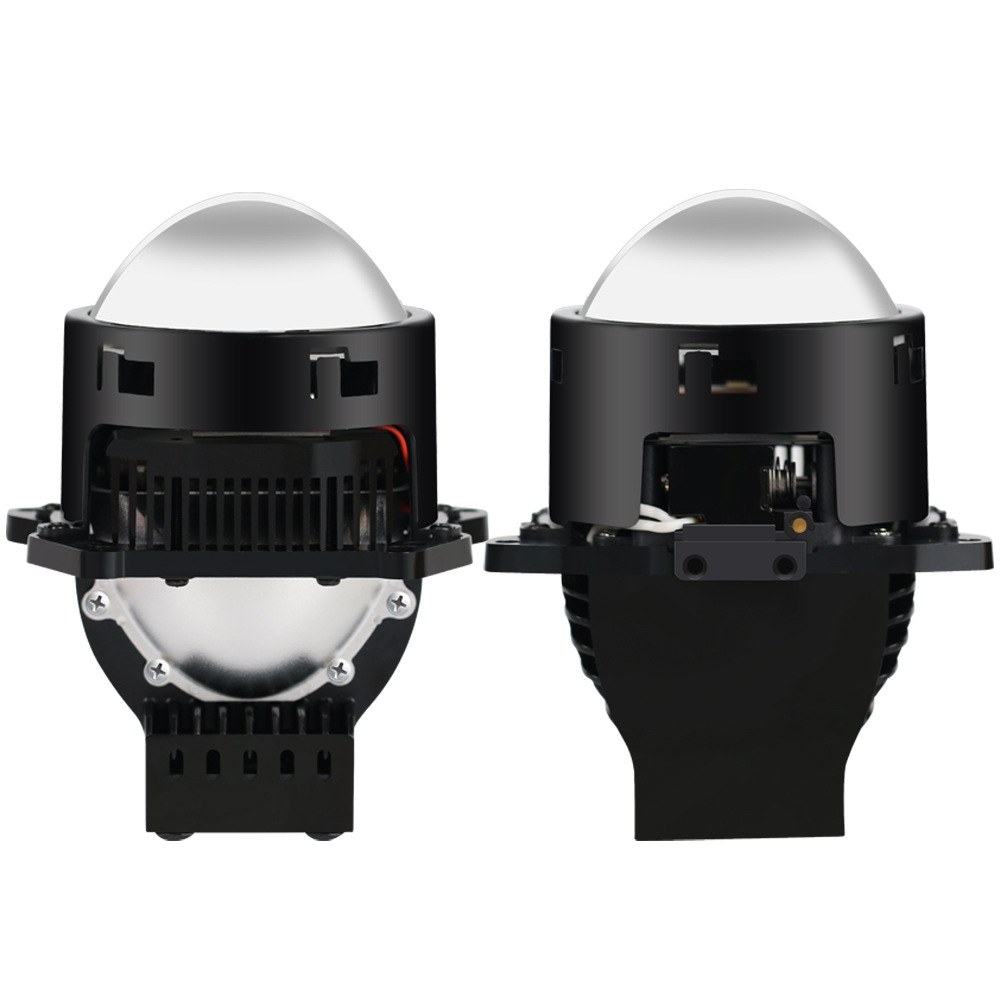 Nueva lente de luz de coche de disparo directo único de copa doble transfronteriza, lente de disparo directo de alta potencia GTR, modificación de faros de motocicleta