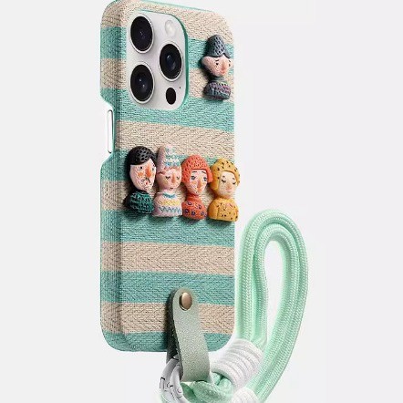 Dibujos animados para niños y niñas familia Apple 16promax tres paquetes de piel de imitación Apple 15/14pro funda para teléfono ip13