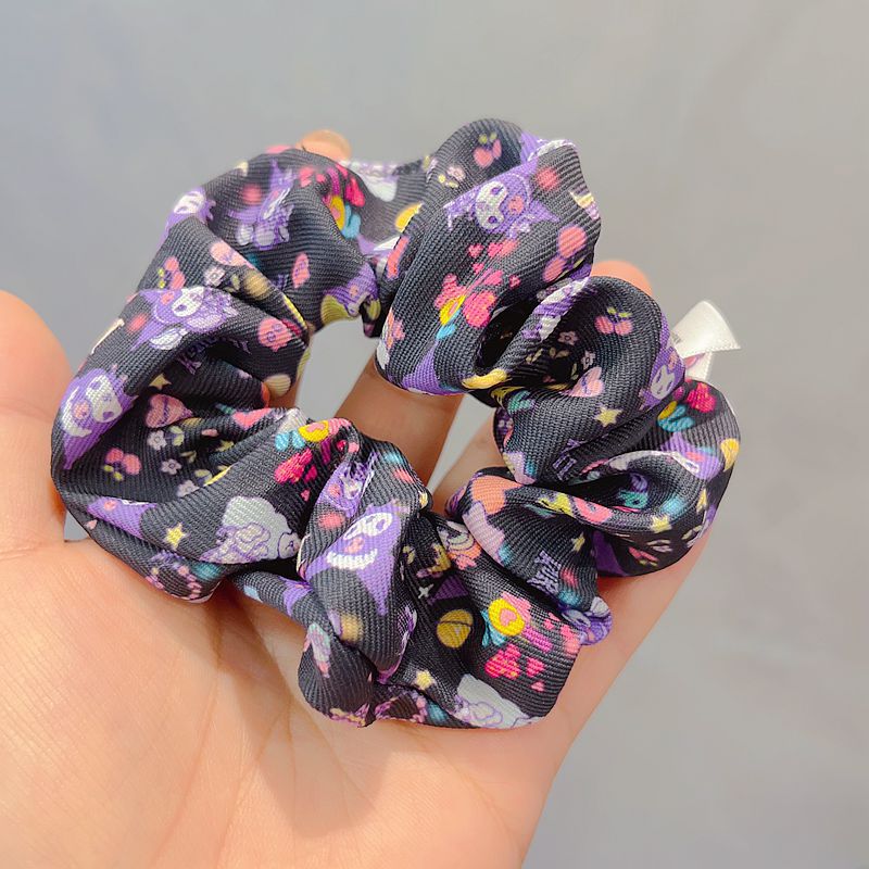 Dibujos animados de lazo para el cabello grueso lindo Rab Bu Stitch accesorios para el cabello de niña bola lazo para el cabello gomas elásticas círculo para el cabello accesorios para el cabello