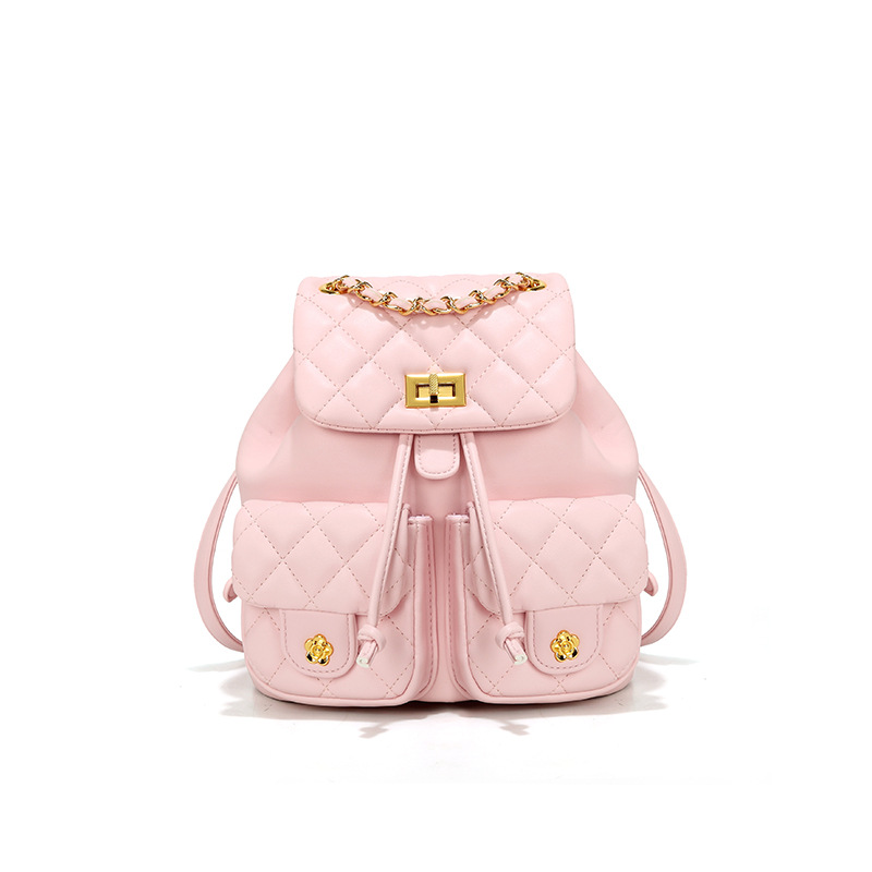 Gesteppter Rucksack Für Damen Minimalistisch Für Den Alltag_voghion.com