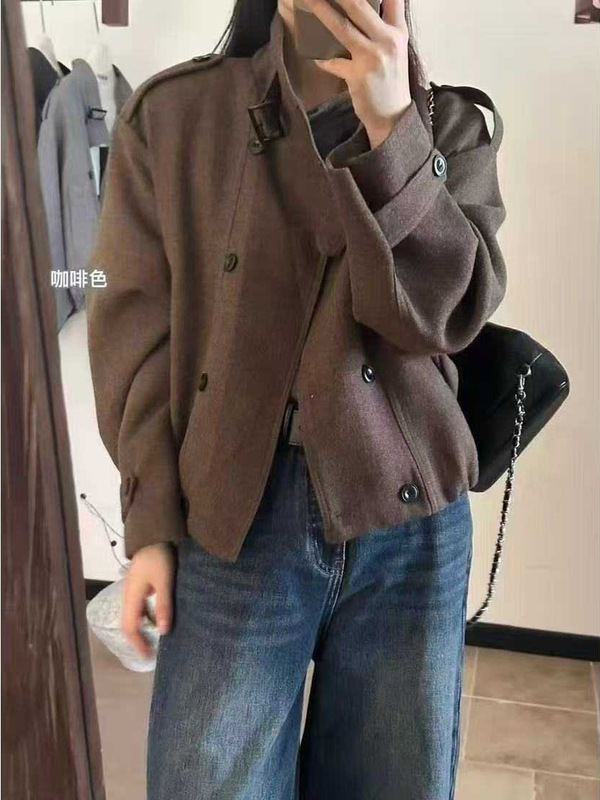 高货~厚款呢子外套女0921-154|undefined