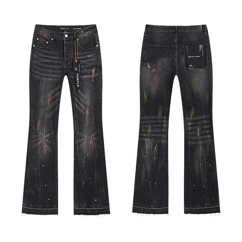 Europa y los Estados Unidos SS versión correcta de la marca púrpura, jeans de lavado en agua para hombres y mujeres, fábrica de Guangzhou en stock