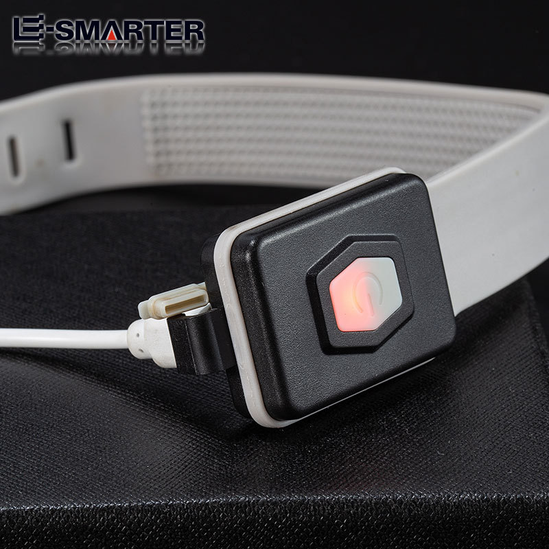 Lámpara de muñeca acolchada transfronteriza, luz roja y blanca, equipo de protección deportiva especial para correr de noche, luz de muñeca recargable de larga duración