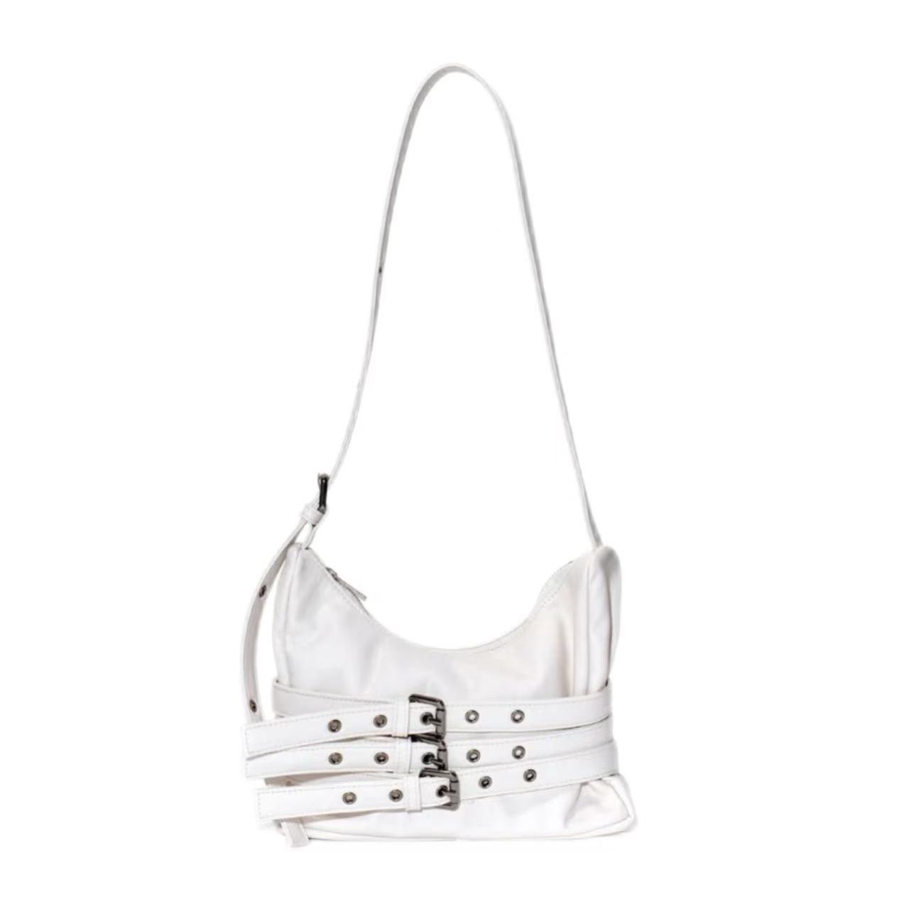 Ond Samooh estilo coreano de moda de mujer brazo locomotora bolso de hombro bolso ajustable de bolsillo