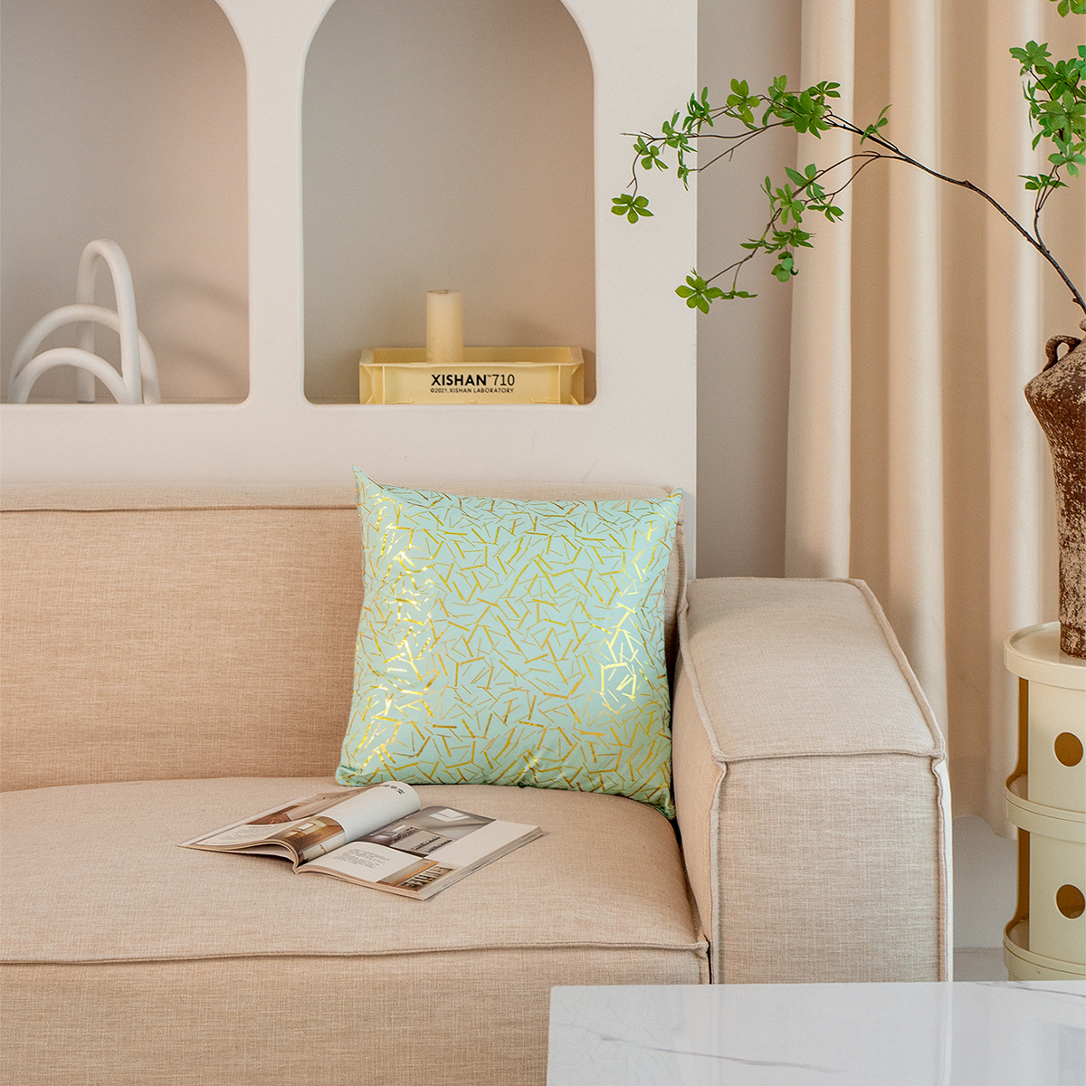 SHEIN Cross-border Hot Sale Pillow Cover Nordicins simple sofá de oficina Pillow Cover sin núcleo de almohada