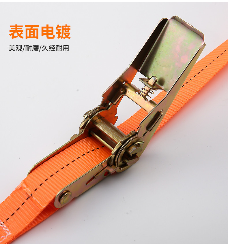 Truck Strap Tensioner, Small Ratchet Tensioner, Self-Locking Packing and Fixing Device, Thickened Wear-Resistant Non-Elastic Tie Strap