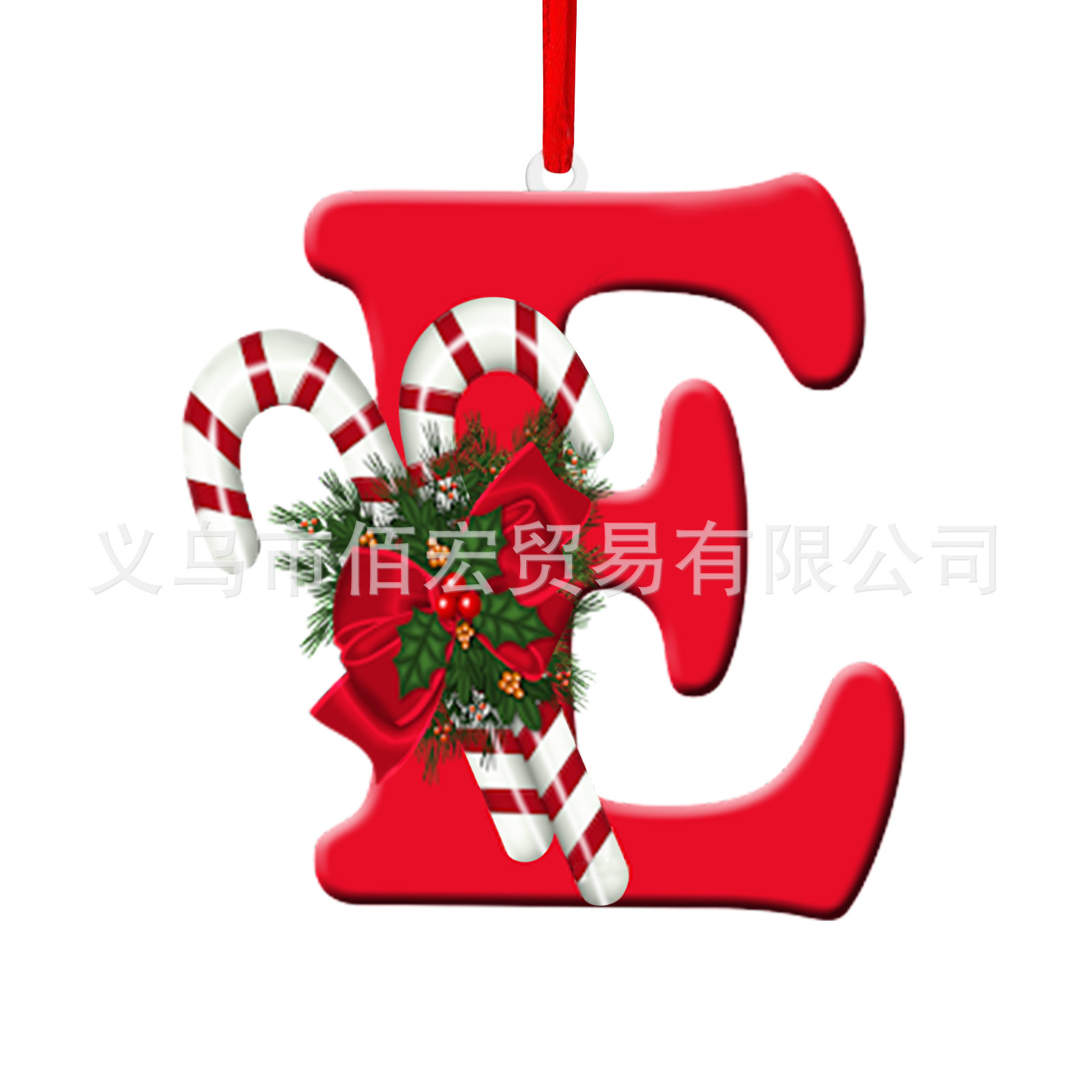 Nuevo alfabeto inglés creativo transfronterizo acrílico plano árbol de Navidad decorativo regalo de decoración de fiesta image 10
