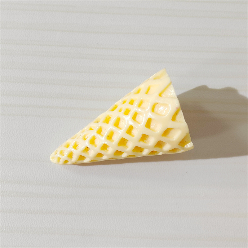 Diy樹脂カラーアイスクリーム甜筒アクセサリー毛玉ブーケ底托髪飾りクリームゴム飾り材料|undefined