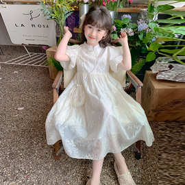 女童连衣裙2026新款夏装洋气国风裙子儿童中式夏季时髦大童公主裙