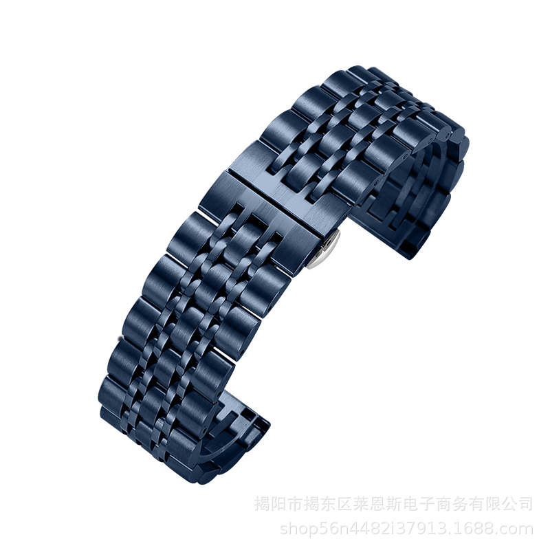 Adecuado para Apple Watch siete cuentas de acero inoxidable nueva correa iwatch metal inteligente reloj Correa