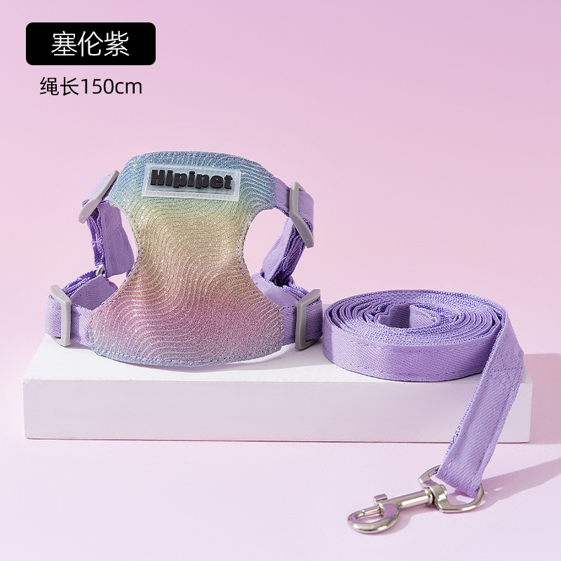 Cuerda de tracción para perros, chaleco, correa para el pecho, mascota, perro pequeño, Teddy Pomerania, oso mediano, cuerda para pasear perros, cadena para perros