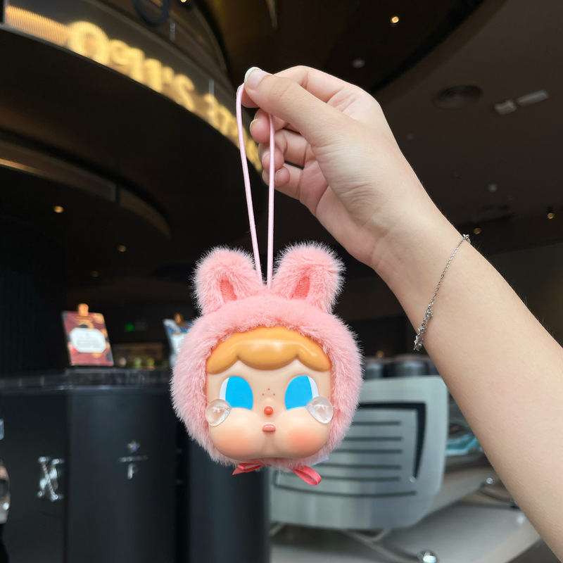 新款泰国限定哭娃掼蛋兔子小熊毛绒挂件东南亚公仔玩偶娃娃批发|undefined