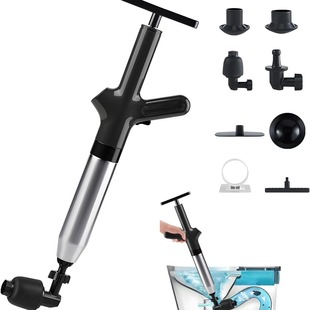 One shot toilet dredge sewer toilet blockage universal kitchen floor drain pipe air pressure special tool