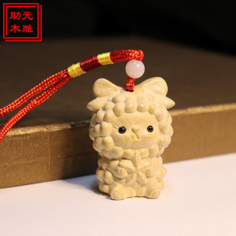 桃木の木の彫刻の十二生肖のフルセットのネズミの牛の虎のウサギの竜の蛇の馬の羊のサルのニワトリの犬の豚の車の置物の文は卸売りを遊びます。|undefined