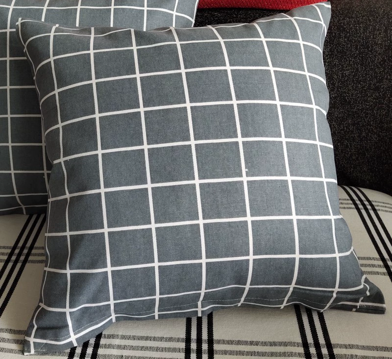 Cotton pillow, pillowcase, square sofa for bed, increased thickness