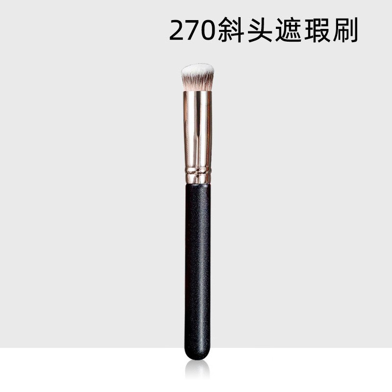 Tekli Makyaj Fırçası - Düz Balık Kuyruğu Fondöten Fırçası Pudra Fırçası Eyeliner Fırçası Burun Kontur Fırçası Allık Fırçası Göz Farı Fırçası Kapatıcı Fırçası