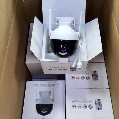 Super Look ICSEE Full-color High-definition 8 Million Outdoor PTZ Wireless Waterproof Dual-lens Dome Camera with WiFi