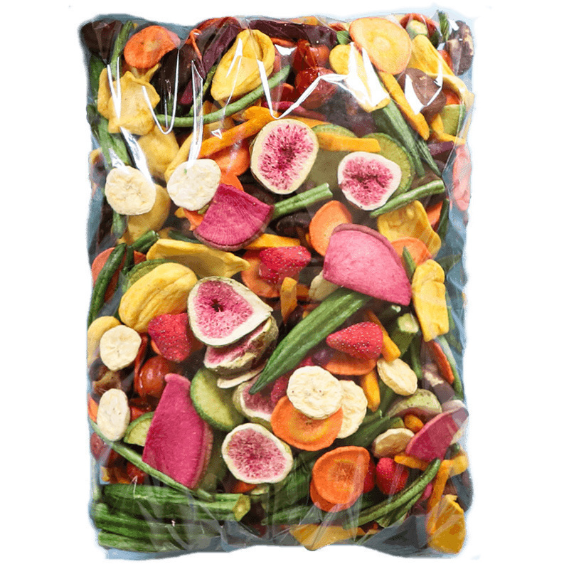 総合什錦果野菜のサクサクした野菜の乾燥果物の間食を混ぜて脱水します。|undefined