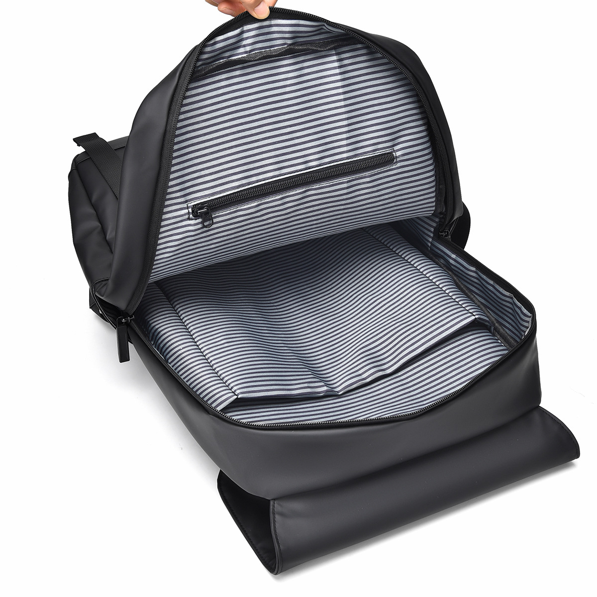 2024 verano nuevo estilo de alta gama mochila impermeable para hombres mochila de computadora de gran capacidad mochila casual simple para estudiantes