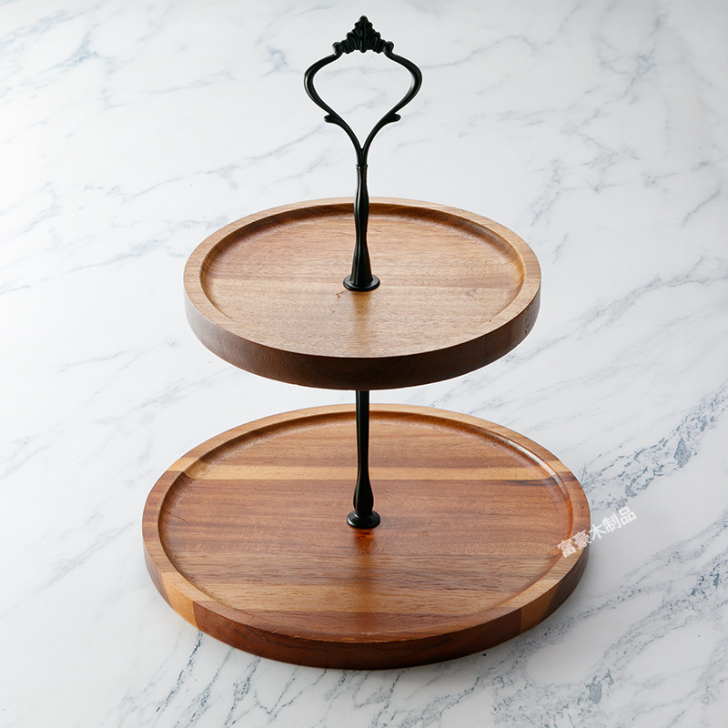 。 Cupcake Stand Two-Story Three-Story Multi-Layer Tray Cake Display Stand Wedding Birthday Party Dessert Stand Fruit Plate