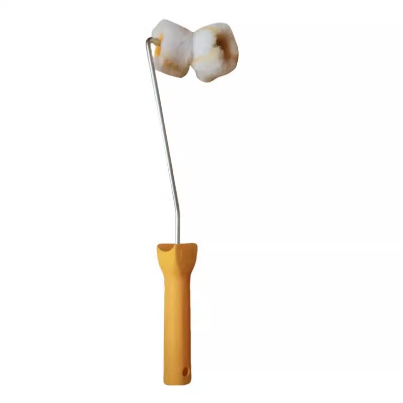 3轮4轮多轮弧形燃气消防管道刷脚手架网架滚筒圆管栏杆弯头刷专