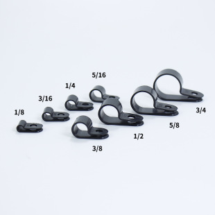 Subcontracting R-Type Wire Clips with Screws, Plastic Wire Clamps, Nylon Thickeneding, Labor and Material Packages, Cross-Border Supply