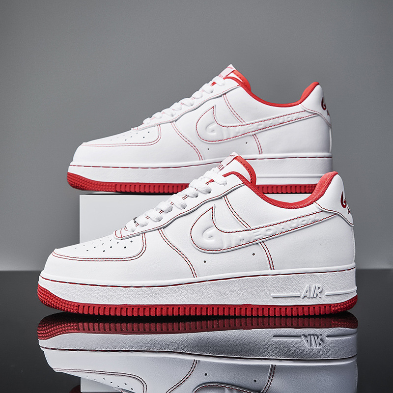 工場直販莆田 AF1 エアフォースワン白靴スポーツレジャー AJ 紳士靴多用途通気性純粋なオリジナル女性モデル|undefined
