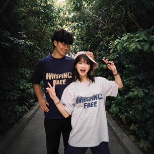 Summer Pure Cotton Short-Sleeved T-Shirts for Couples, Lazy Loose Niche Design Tops for Men and Women, Student Trendy Class Uniforms