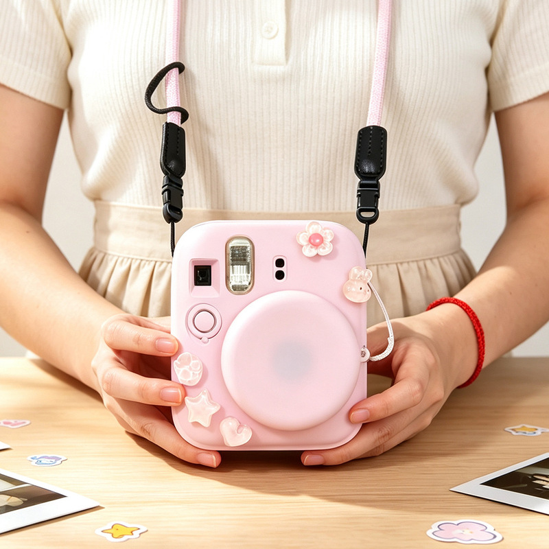 Suitable for Polaroid mini13 perforated soft case, digital accessory camera silicone protective soft shell, available for wholesale Suitable for Polaroid mini13 perforated soft case, digital accessory camera silicone protective soft shell, available for wholesale