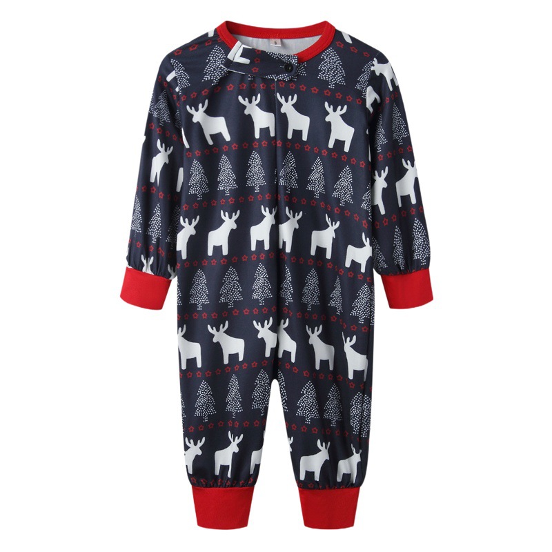 Amazon 2022 otoño nueva Navidad ropa para padres e hijos ropa para el hogar moda pijamas navideños europeos y americanos