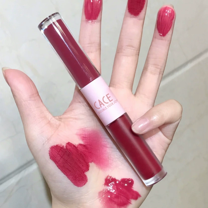 Double-sided matte lip gloss, lip balm, universal lipstick