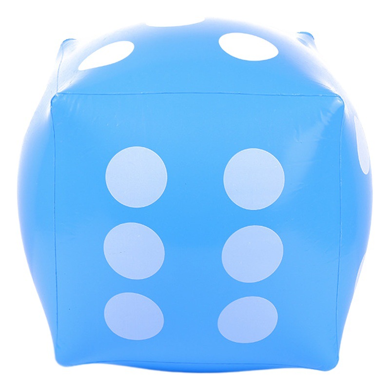 Cubo de PVC dados de juguete de boda truco juego de recogida actividad inflable grandes dados de boda dados apoyos