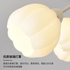 Lights for living room, cream modern Scandinavian lamp, 2023 collection, orchid