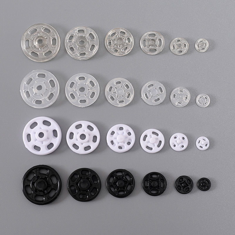 Nylon buttons wholesale dark button anti-light button plastic children's clothing female button invisible button transparent Press Nylon buttons wholesale dark button anti-light button plastic children's clothing female button invisible button transparent Press