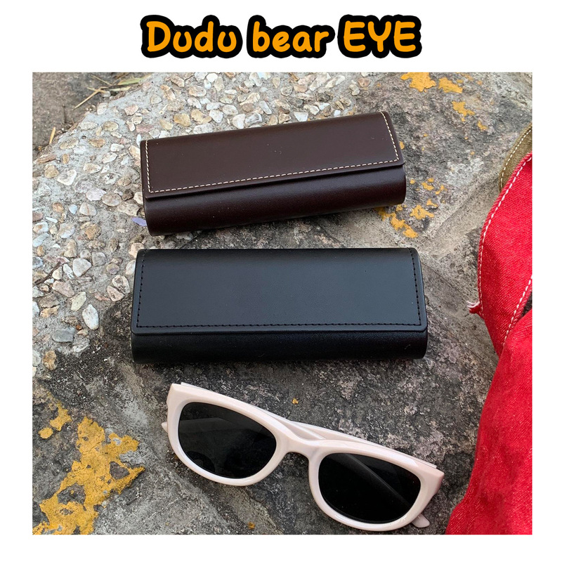High-Quality Eyeglasses Case with a High-End Appearance, Made of Lambskin with a Premium Feel, Suitable for Optical Glasses, Sunglasses, and Portable Sunglasses