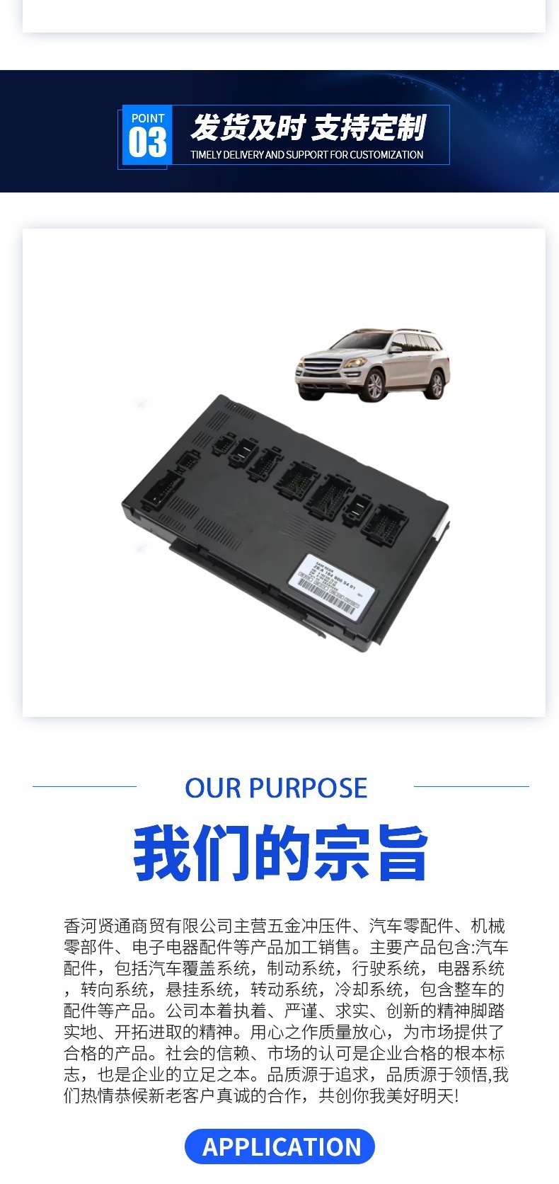 Suitable for Mercedes-Benz X164 W164 W251 module control unit 1649005101 1649005401