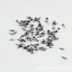 Metal two-foot nail color children's DIY mini 3mm paper special nail micro semicircle two-foot nail
