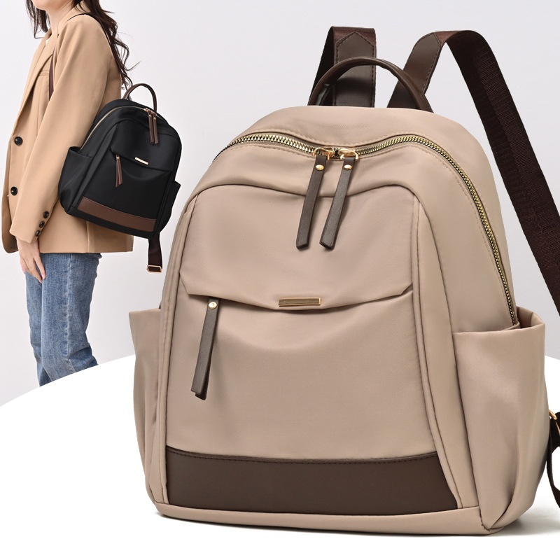 Women's Versatile Oxford Cloth Backpack, Lightweight Student School Bag, Waterproof Travel and Commuting Small Backpack, Student Backpack